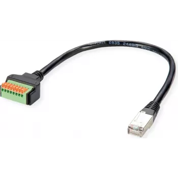 ROLINE Cable-Adapter RJ45 ST - Push- Terminal Block - Adapter - Network (12.02.1171)