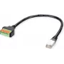 ROLINE Cable-Adapter RJ45 ST - Push- Terminal Block - Adapter - Network (12.02.1171)