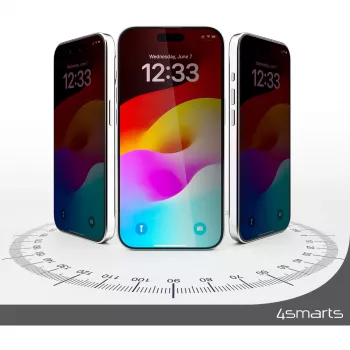 Screen protector 4smarts 540599 for iPhone 15 Plus Scratch resistant