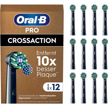 Oral-B Pro CrossAction replacement brush heads, 12 pcs