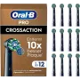 Oral-B Pro CrossAction replacement brush heads, 12 pcs