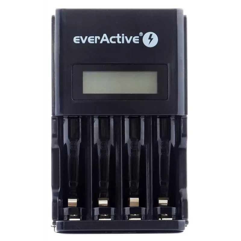 Battery charger everActive NC450B — 4‑cell AAA charger, 110/230V AC, black