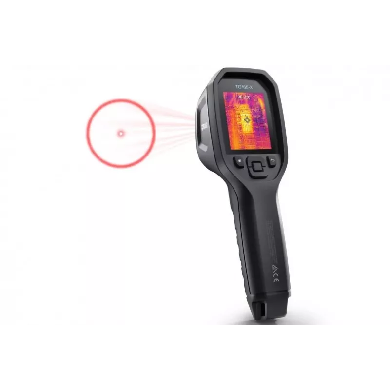 FLIR TG165-X MSX Thermal Camera -25 Up to +300 °C 80 x 60 Pixel 8.7 Hz MSX®, Integrated LED Light, Digital Camera