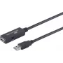 USB cable S/CONN 13-29075 10 m USB A Black USB 2.0