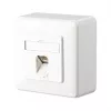 Metz Connect C6Amodul - Steckdosenauslass - RJ 45 - 1 Netzwerkdose - Pure White, RAL 9010 (130C370002-I)