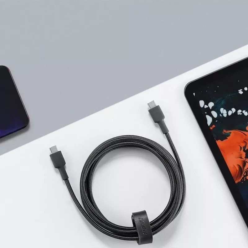 USB-C Cable Aukey CB-CD45 0.9 m — USB Type-C to USB-A, Quick Charge support