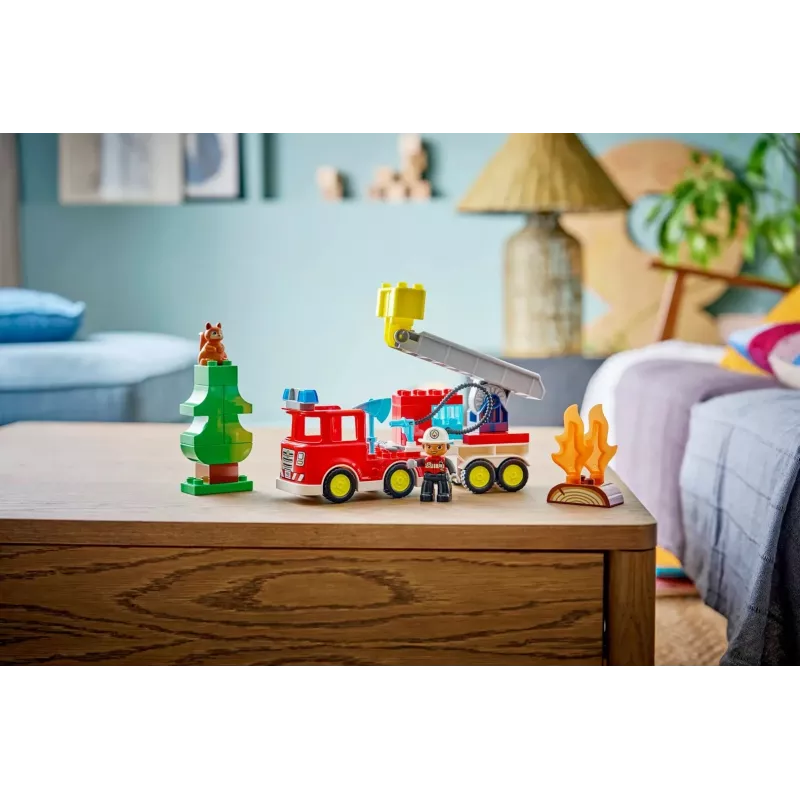 LEGO DUPLO 10473 Fire Truck with Hose and Firefighter