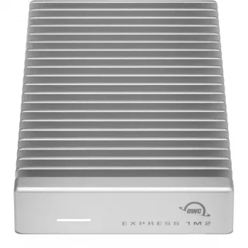 Other World Computing OWC Express 1M2 - SSD - 4TB - external (Portable) - M.2 2280 - USB4 (USB-C Connector) - Silver (OWCUS4EXP1MT04)
