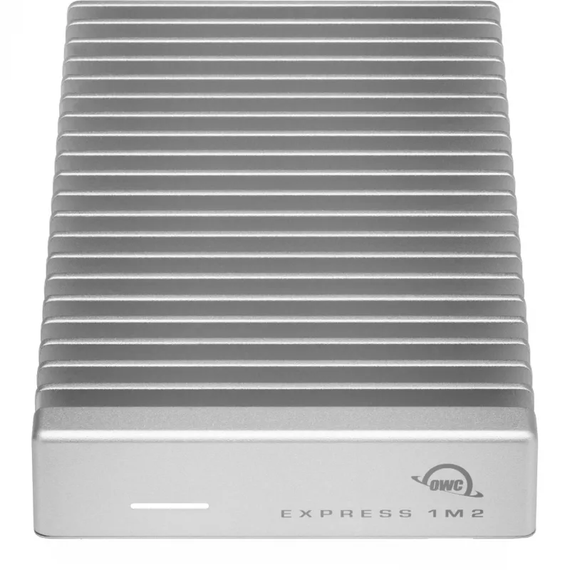 Other World Computing OWC Express 1M2 - SSD - 4TB - external (Portable) - M.2 2280 - USB4 (USB-C Connector) - Silver (OWCUS4EXP1MT04)