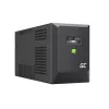 Uninterruptible Power Supply UPS Line-Interactive Green Cell 1.5 kVA / 1050 W, 5 AC outlets, Pure sine, AVR, USB, Tower, Black