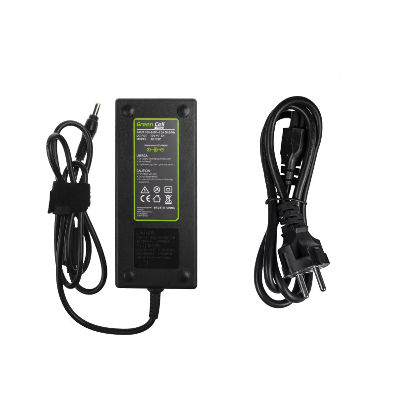 Adapter Green Cell AD102P universal 135 W, 19 V, 7.1 A, black, for laptops