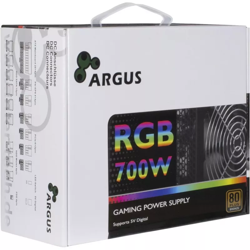 Power Supply Unit Inter-Tech Argus RGB-700W II 700W