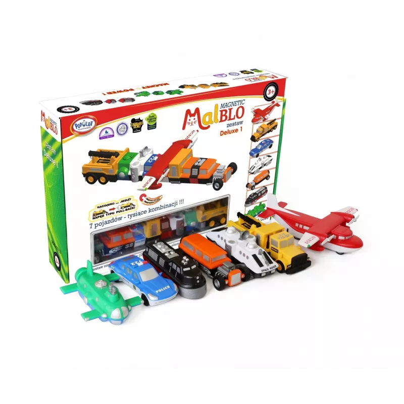 Vehicle set Popular Playthings Magnetic Mix or Match