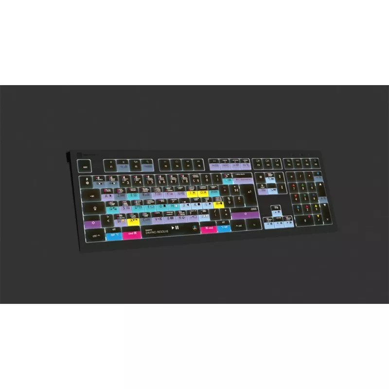 Logickeyboard ASTRA 2 Keyboard USB AZERTY English Black (LKB-RESB-A2M-FR)