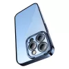 Protective case Baseus for iPhone 14 Pro — transparent glitter blue