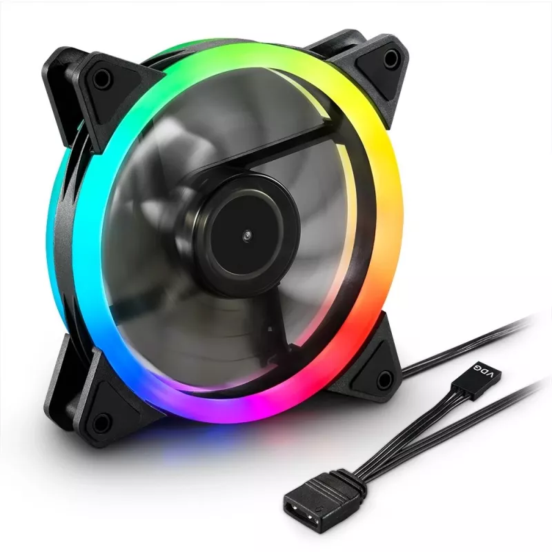 SHARKOON SHARK Blades 120mm ARGB Case Fan - Black