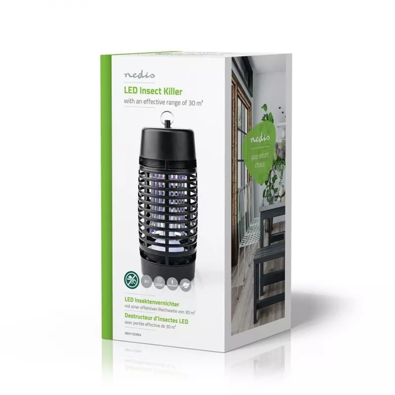 Nedis INKI112CBK4 insect killer/repeller Suitable for indoor use Suitable for outdoor use Black