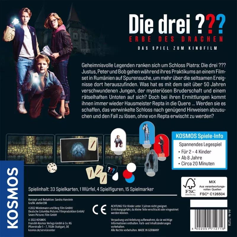 Die drei Erbe des Drachen Spiel, Family Game