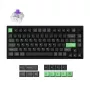 Mechanical keyboard Keychron P1 H-M1Z 75% wired & wireless USB, RF, Bluetooth 5.2, RGB backlight, black, battery up to 100 h, USB-C