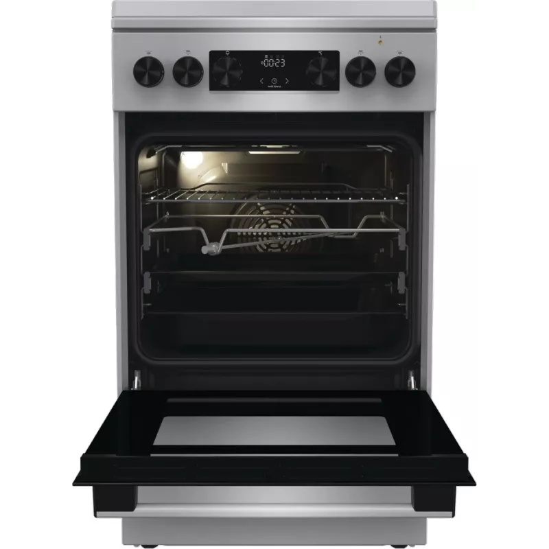 Gorenje GKS5C71XF Freestanding cooker with oven Silver