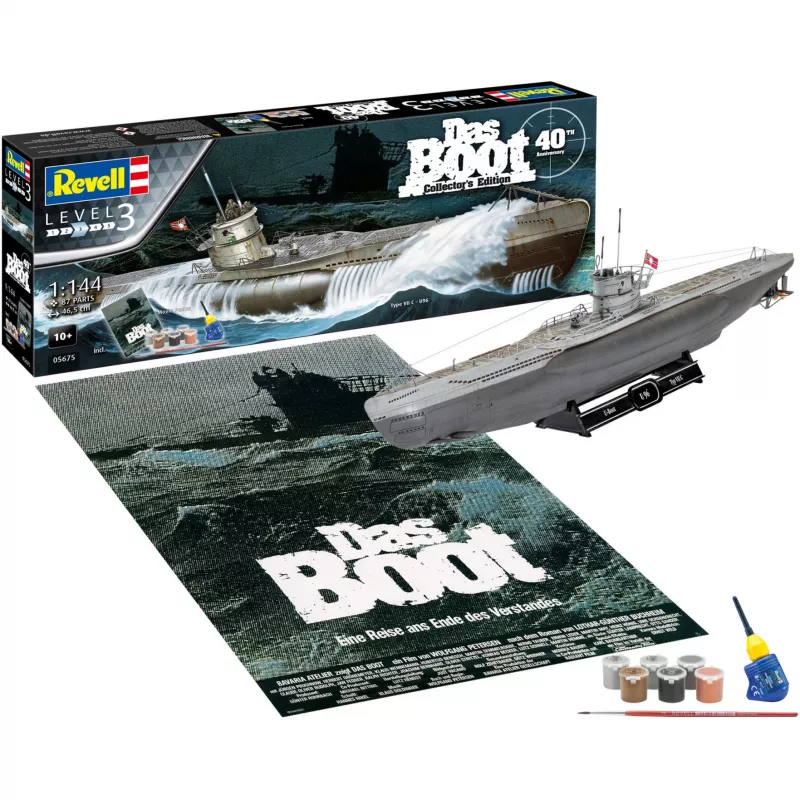 Scale Model Revell DAS BOOT 40th Y. Gift Set