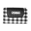 Picnic blanket PROMIS KP250, green stripes, 200 x 150 cm