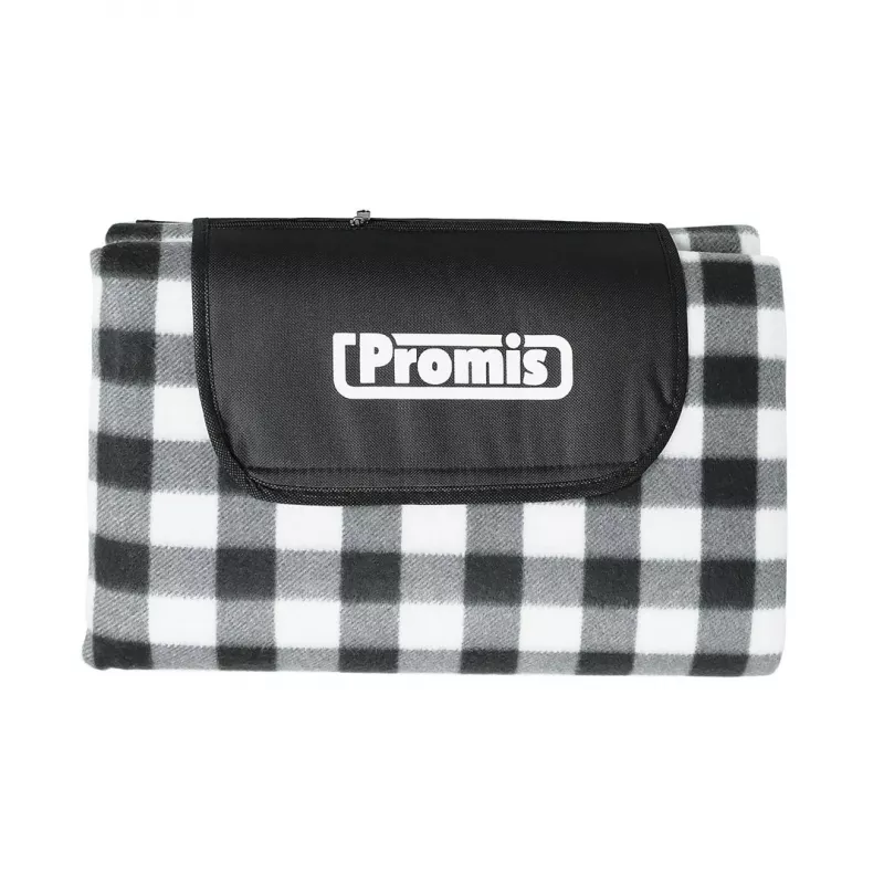 Picnic blanket PROMIS KP250, green stripes, 200 x 150 cm