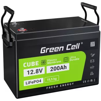 Greencell LiFePO4 Battery - 200Ah - 12.8V - 2560Wh L (CAV04S)