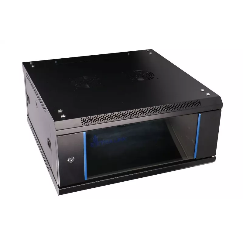 Wall mounted rack Extralink Extralink Rackmount cabinet 4U 600x600 Black