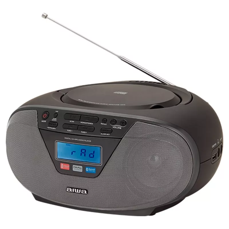 Audio Micro System Aiwa BBTU-400BK, CD/MP3/FM-PLL/BT Player (Black)