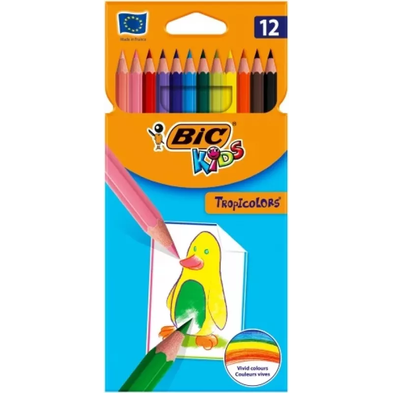 BIC Colored pencils TROPICOLORS 12 colours 022503