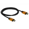 HDMI Cable DeLOCK 85728 1.5m Type A Black Gold