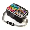 Marker set Extralink MARKERY 204 pieces — alcohol-based markers set, assorted colors, 204 pcs