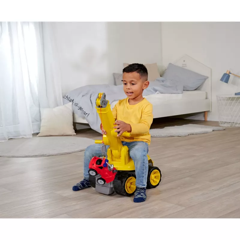 Crane truck BIG Power Worker Maxi Crane Yellow 3 to 7 years