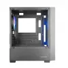 PC Case TACENS Mars Gaming MC-VORTEX Mini Tower Mini-ITX/Micro-ATX Tempered Glass Black, 3x120mm, 27.3 cm GPU, 162 mm CPU cooler
