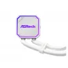 CPU cooler ASROCK Pro 360 ARGB White – 360mm AIO liquid cooler, ARGB lighting, white finish