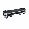 Guss-Raclette RC 140 schwarz/edelstahl, 600 Watt, wendbare Grillplatte