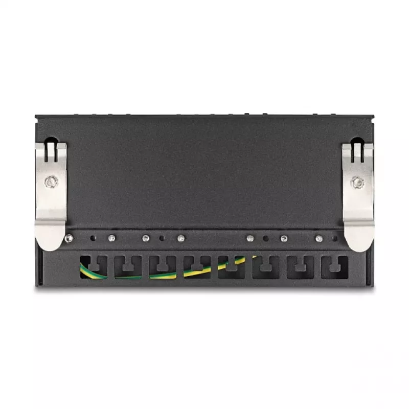 Patch panel DELOCK Mini Desktop RJ45 8-port Cat.6A shielded black for table, wall or DIN rail