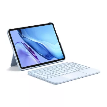 Keyboard Inateck KB04122 QWERTZ Bluetooth with touchpad, built-in 500 mAh battery, blue