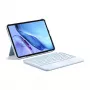 Keyboard Inateck KB04122 QWERTZ Bluetooth with touchpad, built-in 500 mAh battery, blue
