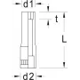Impact Socket Gedore 6192640 Depth 55 mm Height 40 mm Weight 54 g