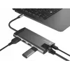 NATEC Fowler Plus USB Type-C Black Grey MicroSD SD Hub