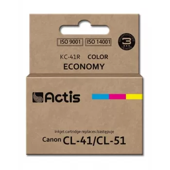 Compatible ink cartridge ACTIS KC-41R — Cyan, Magenta, Yellow, dye-based, standard yield, compatible with Canon CL-41/CL-51