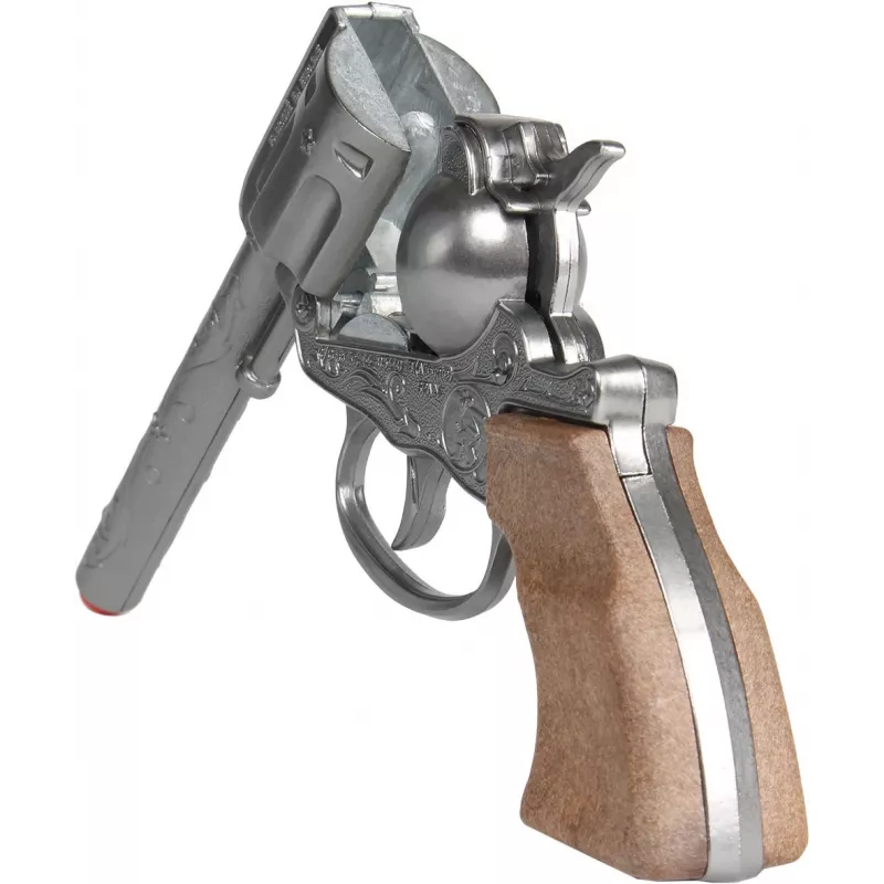 Toy metal cowboy revolver Gonher 8-shot model 239842