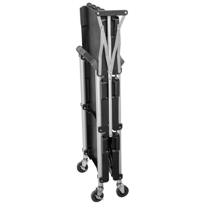 Folding hand trolley 75 kg with organizer