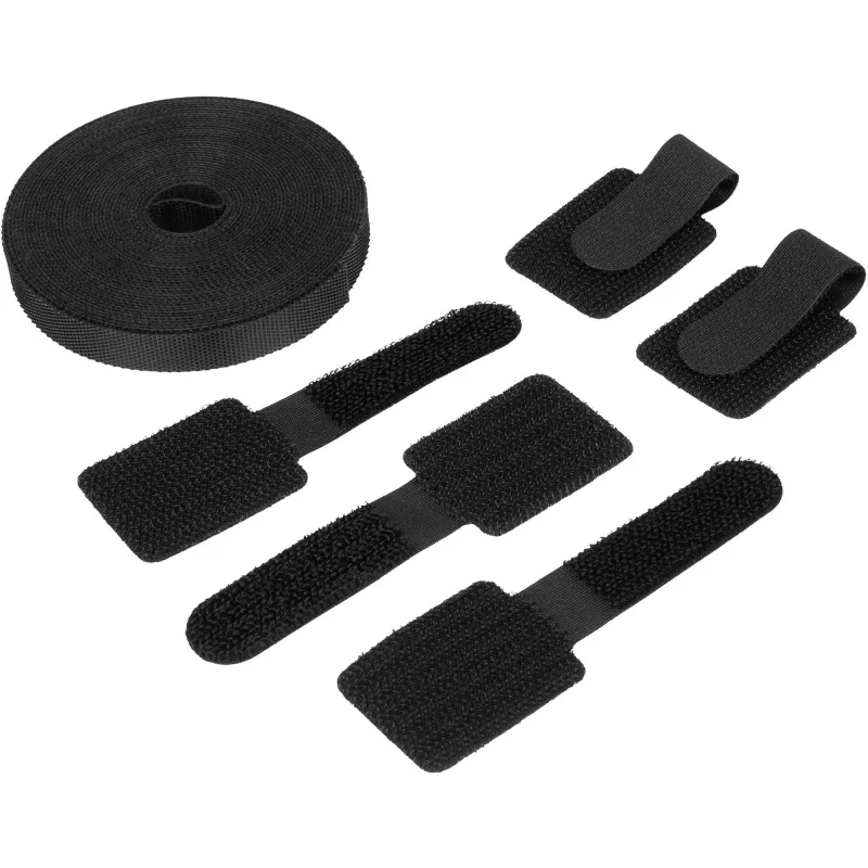 OfficePal Cable Organizer, cable management black, 136-piece