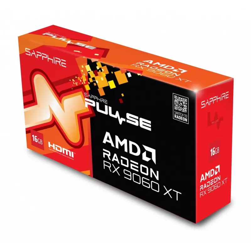 SAPPHIRE PULSE Radeon RX 9060 XT 16GB Graphics Card