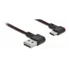 USB Cable DeLOCK EASY-USB 2.0 Type-A Male to Type-C Male 0.5m Black