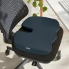 Leitz Ergo Cosy Seat Cushion, Seat cushion, Universal, Grey, Wedge, Monochromatic, Zipper