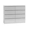 Topeshop M8 120 BIEL chest of drawers